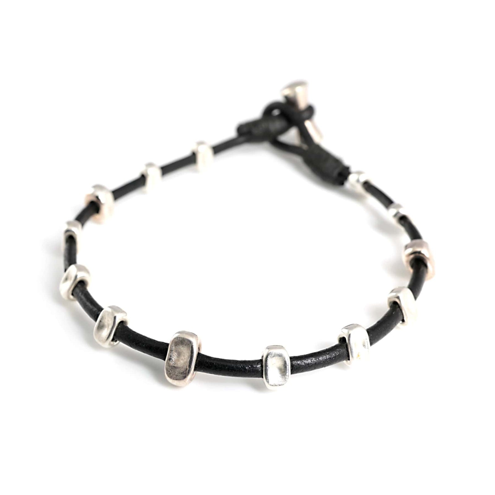 ibuqui レザー シルバー925 ブレスレット ブレスレット - IBUQUI 下北沢にあるオーガニックアクセサリーのお店