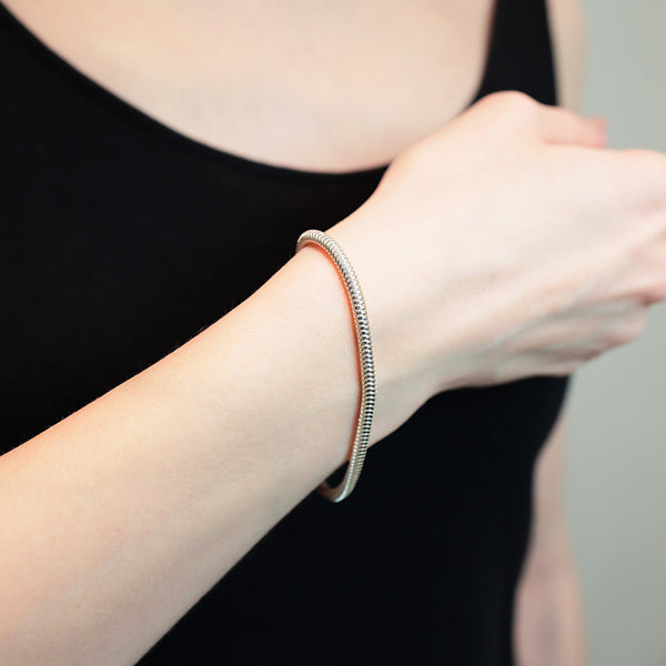 バーンストーマーズ　ブレスレット BARNSTORMERS / Mid 1960s Cowhide Braided Bracelet,Sterling