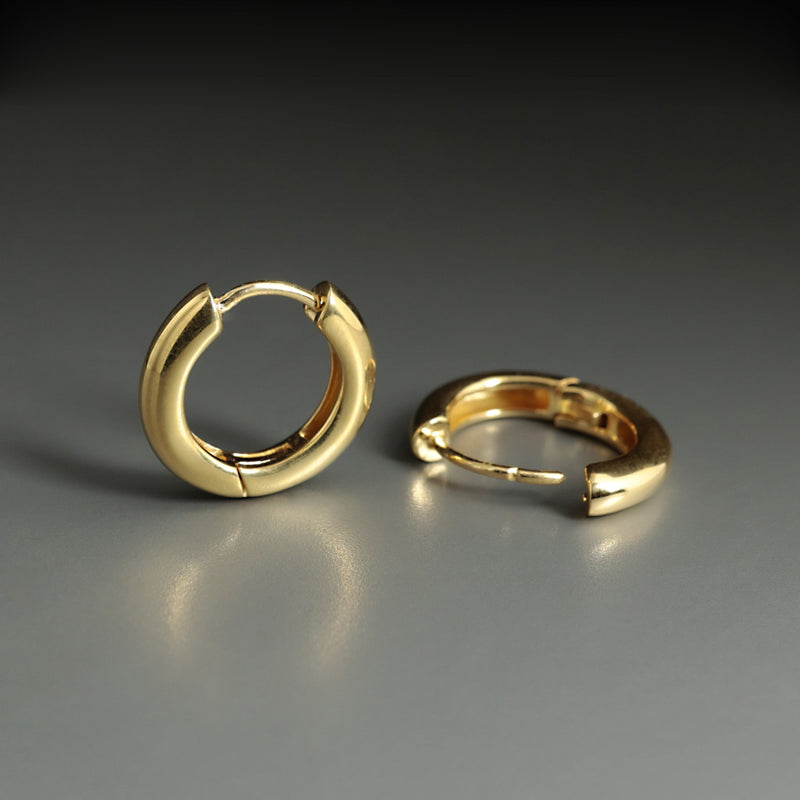 ゴールドフープピアス