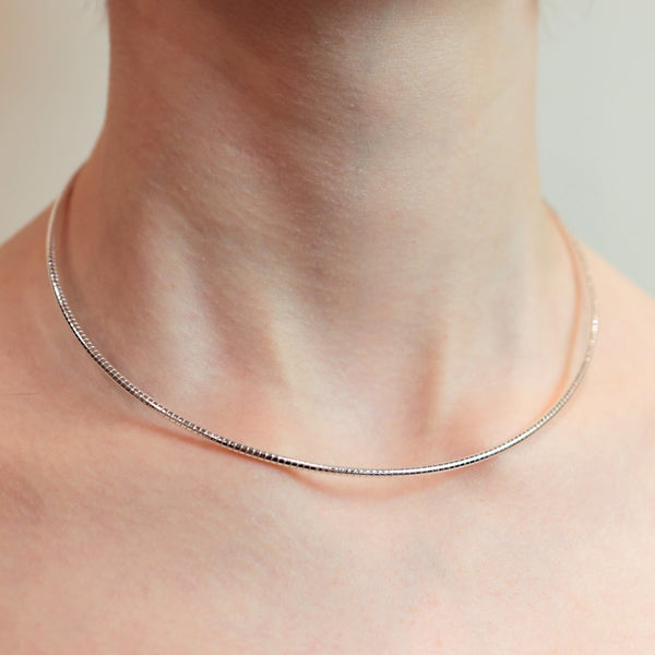 オメガチェーンの着用画像