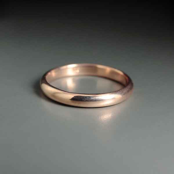 ピンクゴールドリング